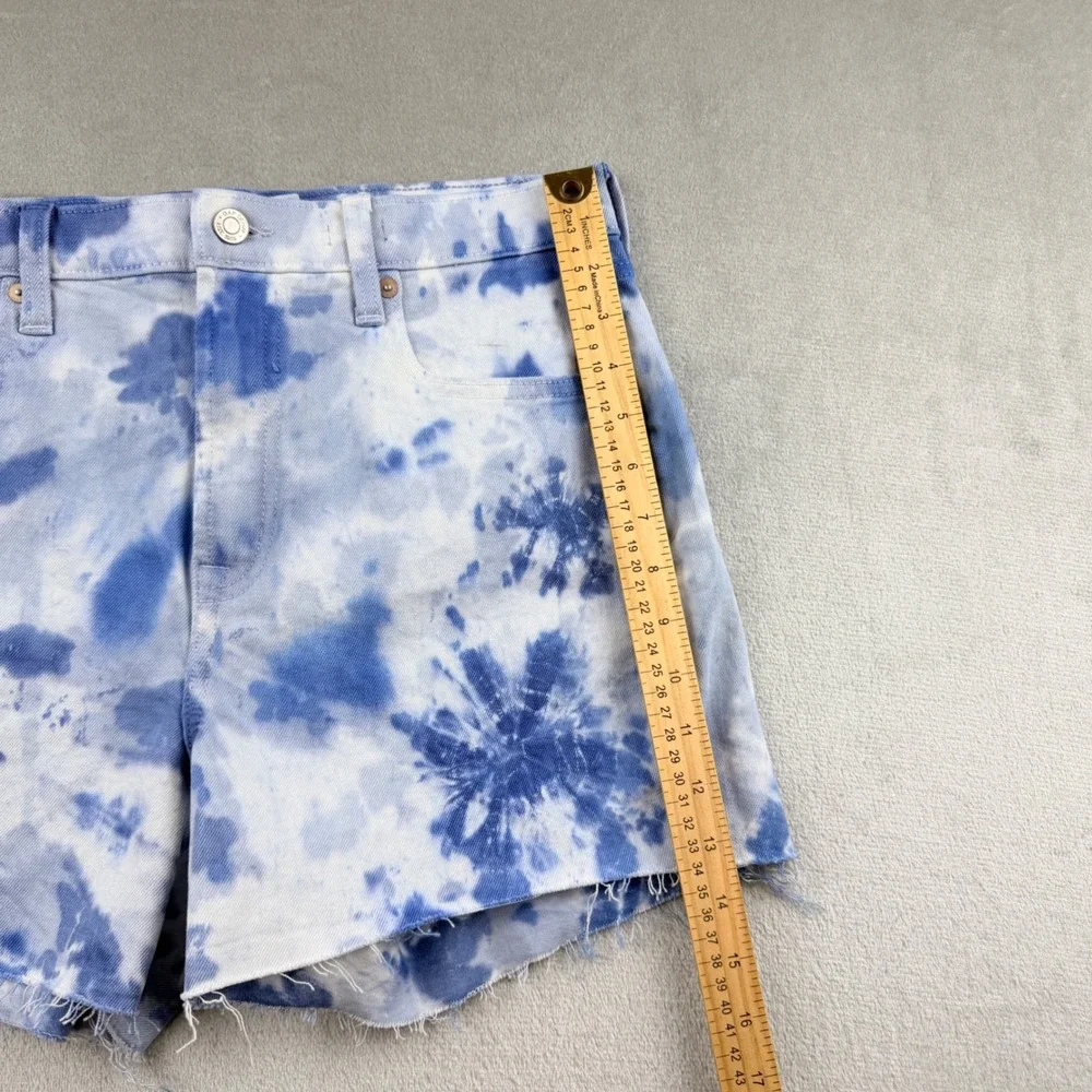 GAP Denim Women's Blue White Tie Dye High Rise 4